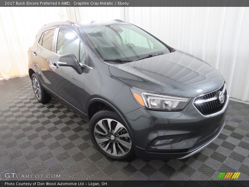 Graphite Gray Metallic / Ebony 2017 Buick Encore Preferred II AWD