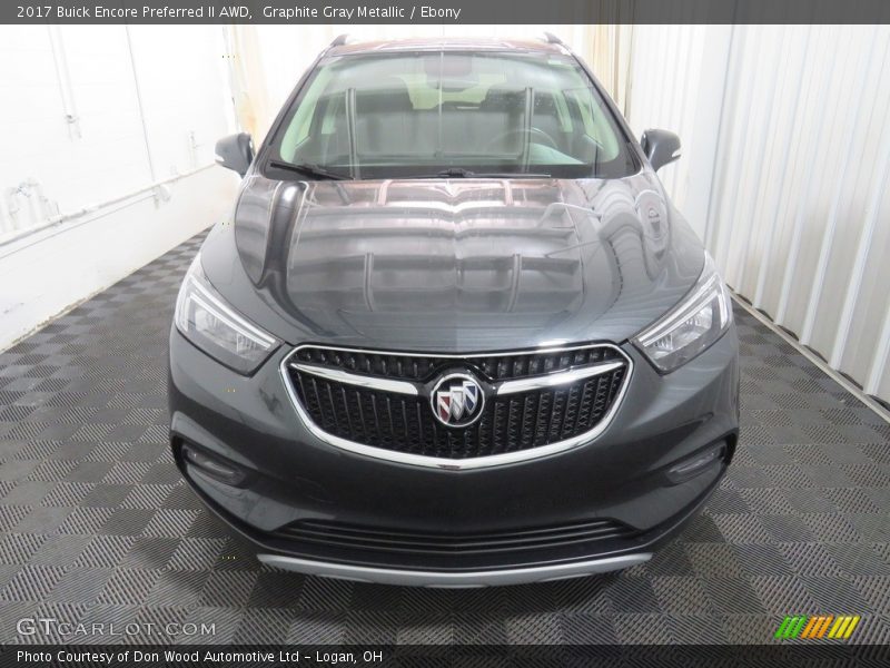 Graphite Gray Metallic / Ebony 2017 Buick Encore Preferred II AWD