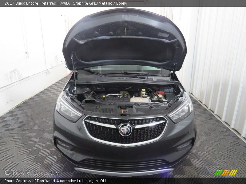 Graphite Gray Metallic / Ebony 2017 Buick Encore Preferred II AWD