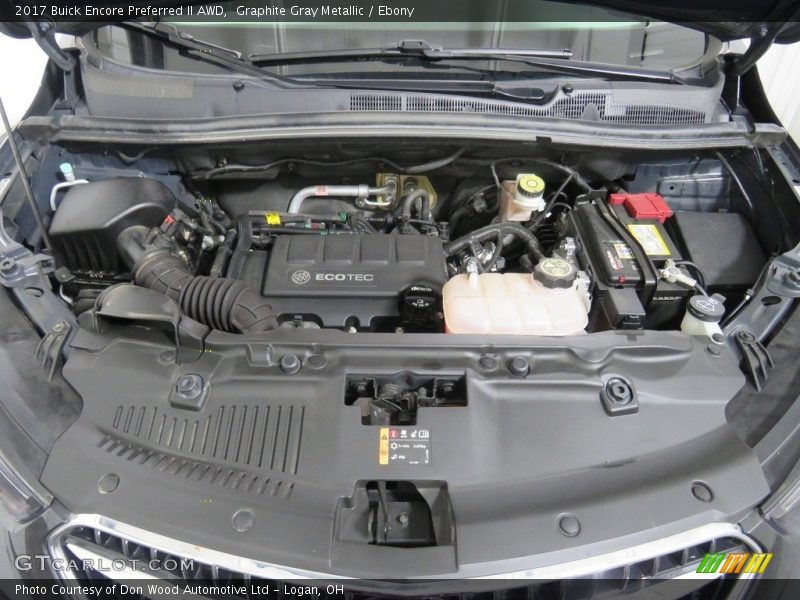 Graphite Gray Metallic / Ebony 2017 Buick Encore Preferred II AWD