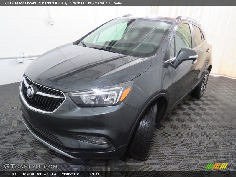 Graphite Gray Metallic / Ebony 2017 Buick Encore Preferred II AWD