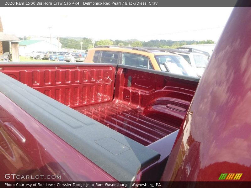 Delmonico Red Pearl / Black/Diesel Gray 2020 Ram 1500 Big Horn Crew Cab 4x4