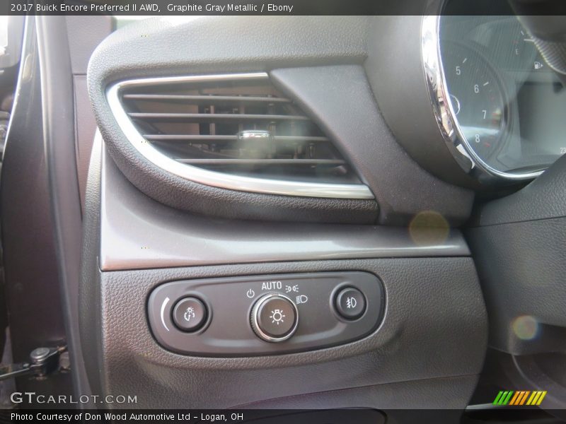 Graphite Gray Metallic / Ebony 2017 Buick Encore Preferred II AWD