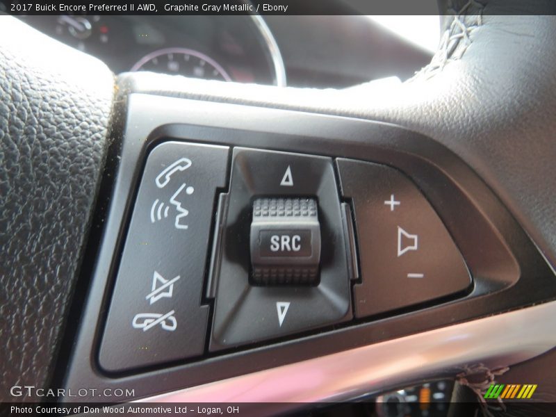 Graphite Gray Metallic / Ebony 2017 Buick Encore Preferred II AWD