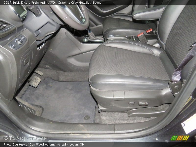 Graphite Gray Metallic / Ebony 2017 Buick Encore Preferred II AWD