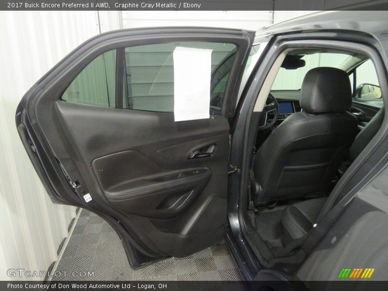 Graphite Gray Metallic / Ebony 2017 Buick Encore Preferred II AWD