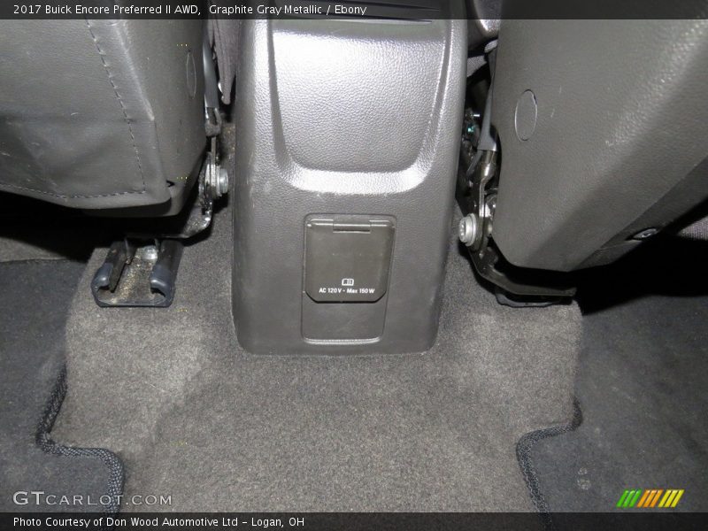 Graphite Gray Metallic / Ebony 2017 Buick Encore Preferred II AWD