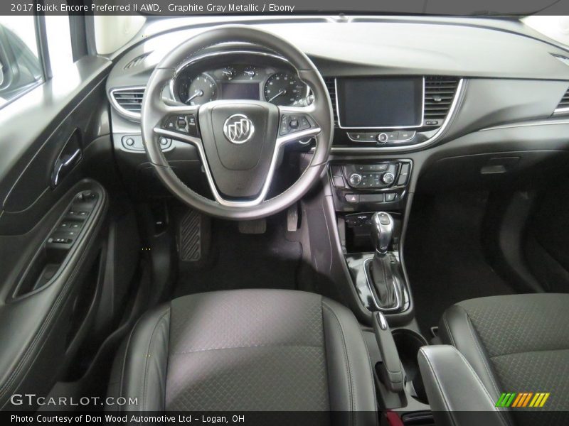 Graphite Gray Metallic / Ebony 2017 Buick Encore Preferred II AWD