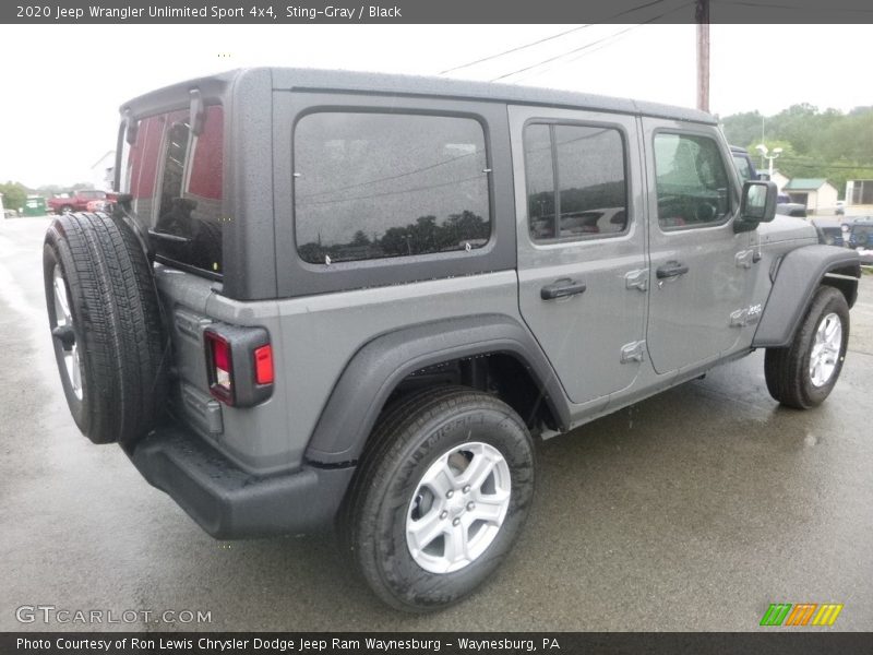 Sting-Gray / Black 2020 Jeep Wrangler Unlimited Sport 4x4