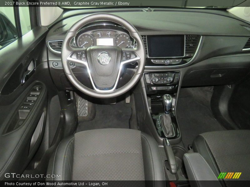 Graphite Gray Metallic / Ebony 2017 Buick Encore Preferred II AWD