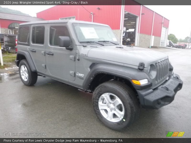 Sting-Gray / Black 2020 Jeep Wrangler Unlimited Sport 4x4
