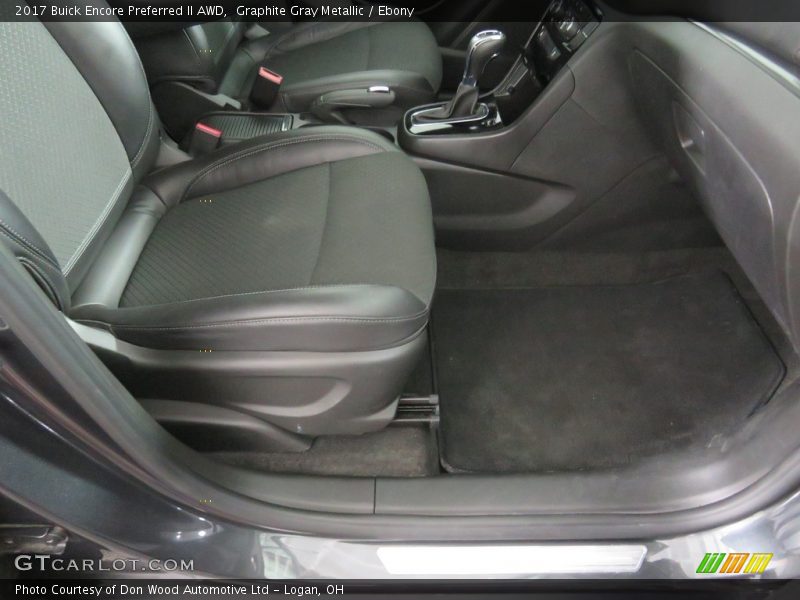 Graphite Gray Metallic / Ebony 2017 Buick Encore Preferred II AWD