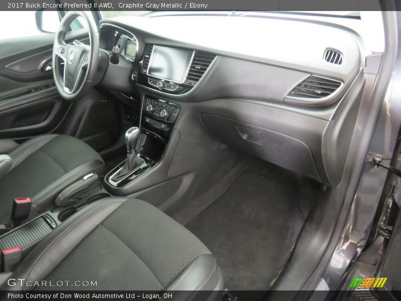 Graphite Gray Metallic / Ebony 2017 Buick Encore Preferred II AWD