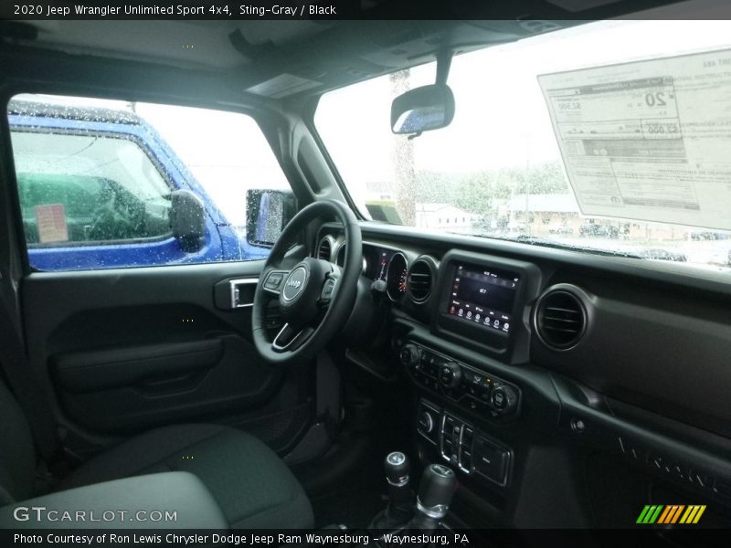 Dashboard of 2020 Wrangler Unlimited Sport 4x4