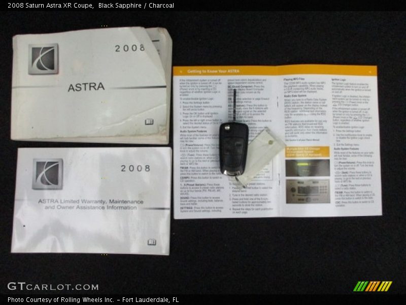 Black Sapphire / Charcoal 2008 Saturn Astra XR Coupe