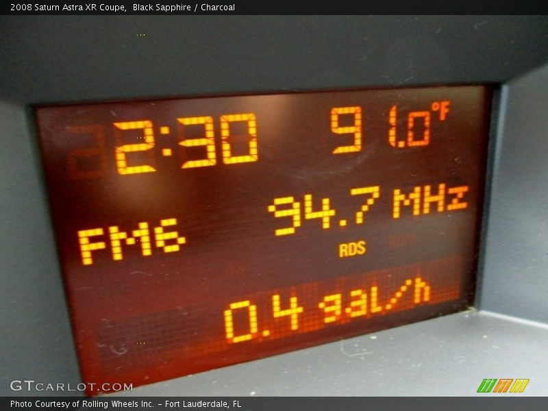 Black Sapphire / Charcoal 2008 Saturn Astra XR Coupe