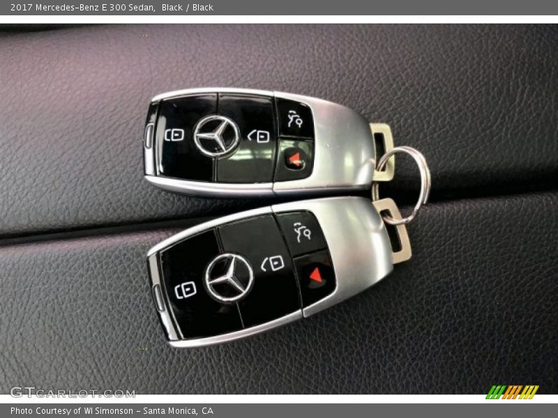 Black / Black 2017 Mercedes-Benz E 300 Sedan
