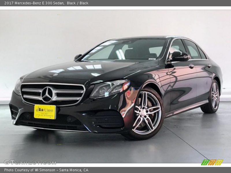 Black / Black 2017 Mercedes-Benz E 300 Sedan
