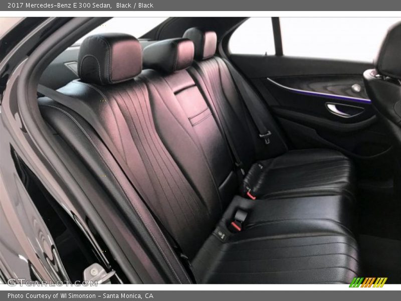 Black / Black 2017 Mercedes-Benz E 300 Sedan