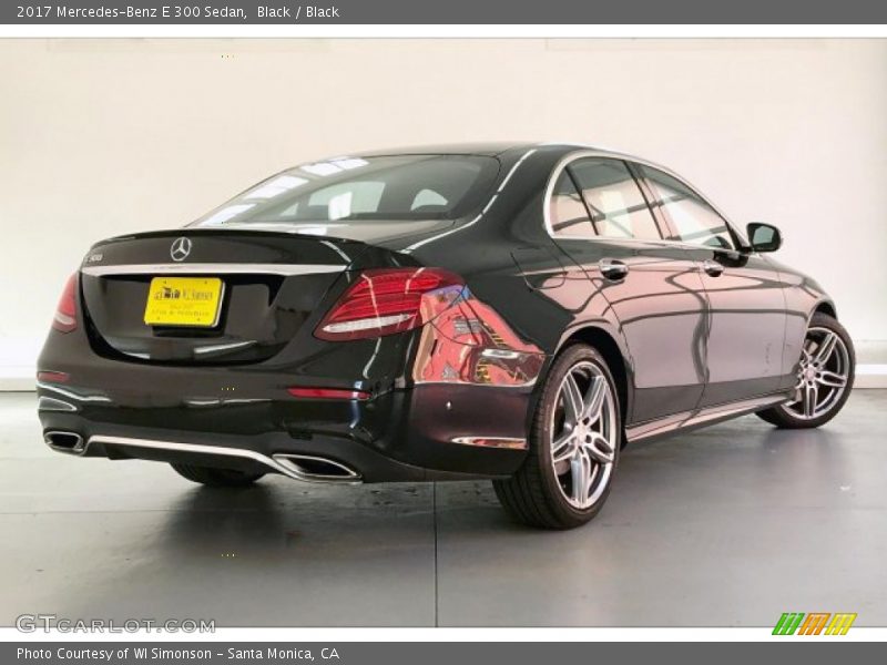 Black / Black 2017 Mercedes-Benz E 300 Sedan