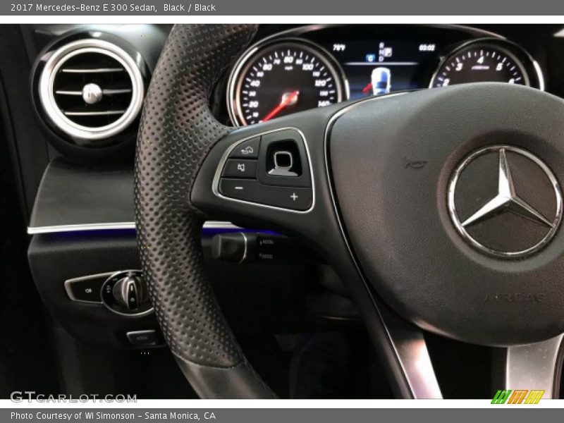 Black / Black 2017 Mercedes-Benz E 300 Sedan