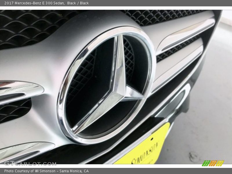 Black / Black 2017 Mercedes-Benz E 300 Sedan