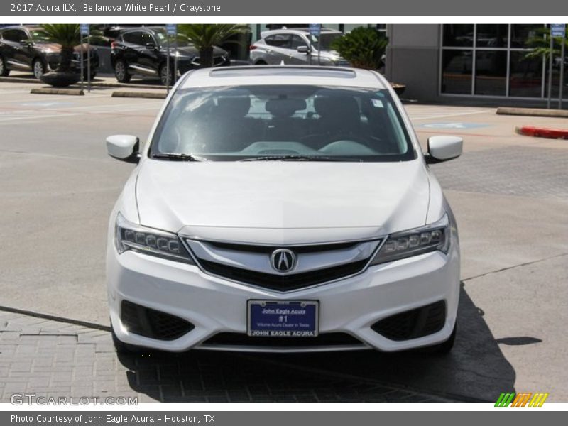 Bellanova White Pearl / Graystone 2017 Acura ILX