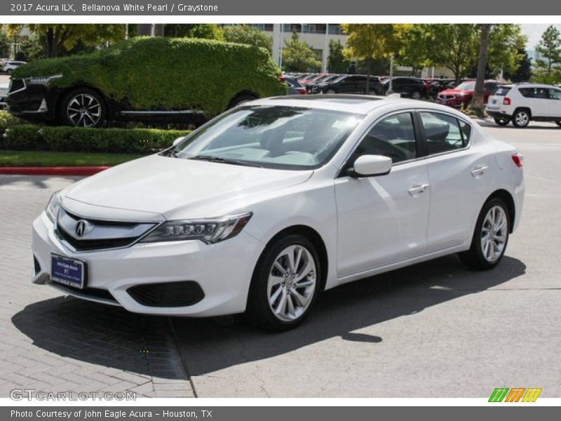 Bellanova White Pearl / Graystone 2017 Acura ILX