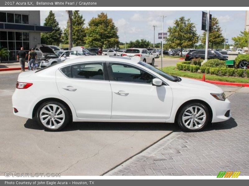 Bellanova White Pearl / Graystone 2017 Acura ILX