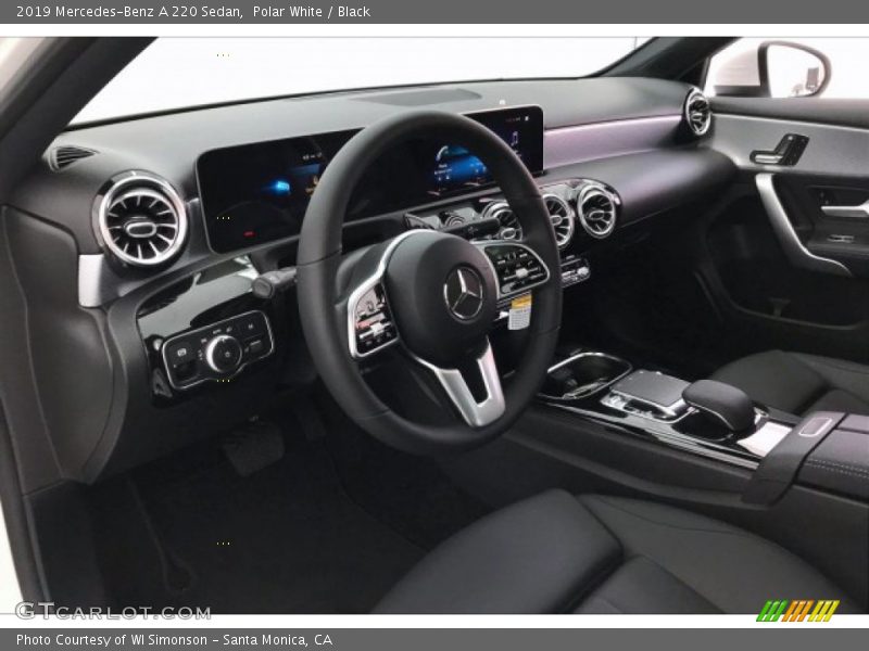 Polar White / Black 2019 Mercedes-Benz A 220 Sedan