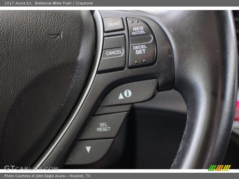 Bellanova White Pearl / Graystone 2017 Acura ILX