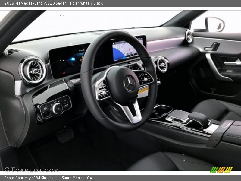 Polar White / Black 2019 Mercedes-Benz A 220 Sedan