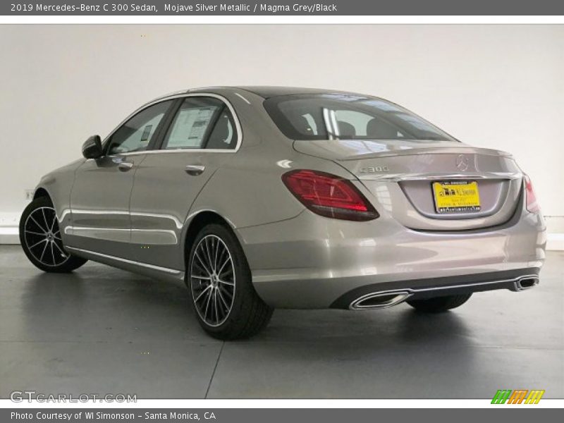 Mojave Silver Metallic / Magma Grey/Black 2019 Mercedes-Benz C 300 Sedan