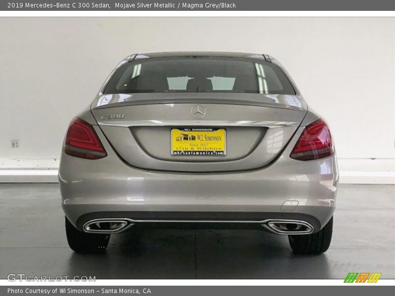 Mojave Silver Metallic / Magma Grey/Black 2019 Mercedes-Benz C 300 Sedan