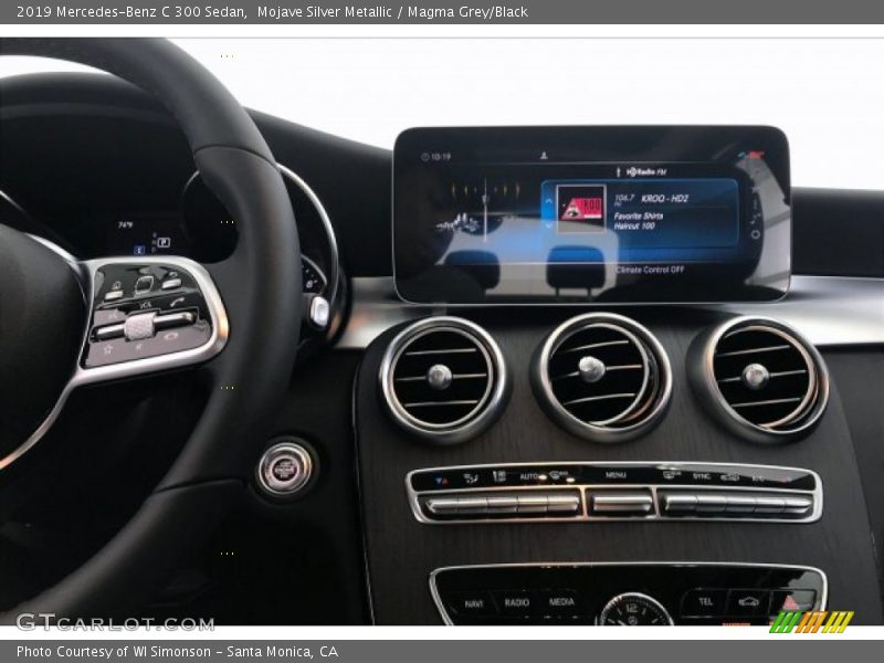 Mojave Silver Metallic / Magma Grey/Black 2019 Mercedes-Benz C 300 Sedan