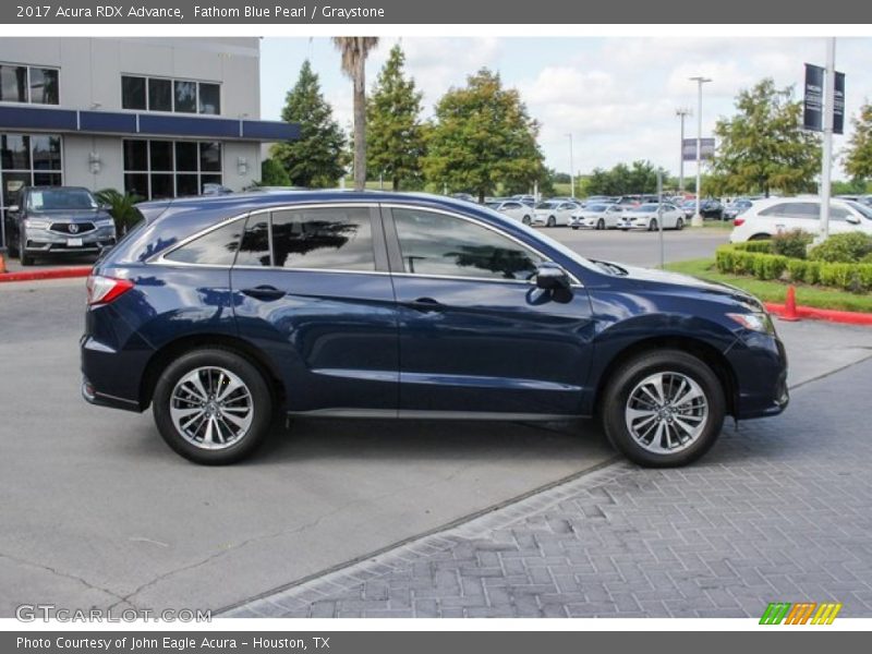 Fathom Blue Pearl / Graystone 2017 Acura RDX Advance