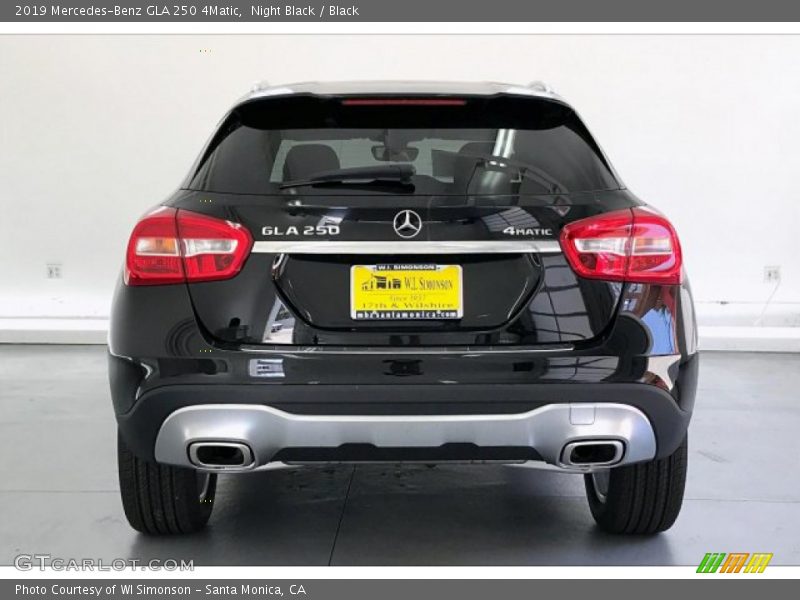 Night Black / Black 2019 Mercedes-Benz GLA 250 4Matic
