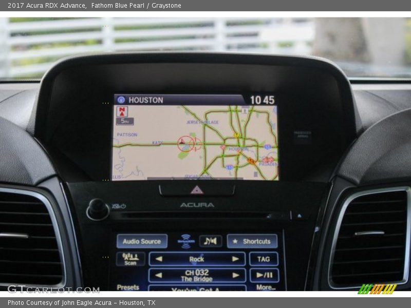 Fathom Blue Pearl / Graystone 2017 Acura RDX Advance