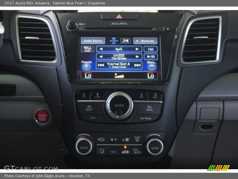 Fathom Blue Pearl / Graystone 2017 Acura RDX Advance