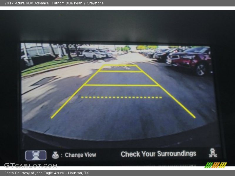 Fathom Blue Pearl / Graystone 2017 Acura RDX Advance