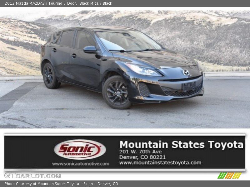 Black Mica / Black 2013 Mazda MAZDA3 i Touring 5 Door