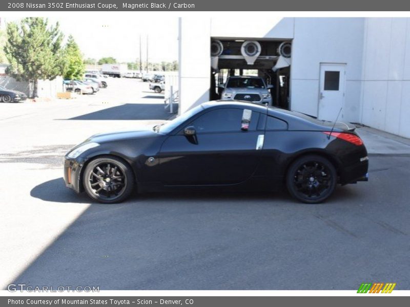 Magnetic Black / Carbon 2008 Nissan 350Z Enthusiast Coupe
