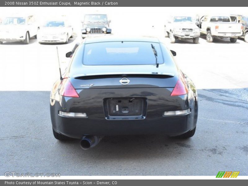 Magnetic Black / Carbon 2008 Nissan 350Z Enthusiast Coupe