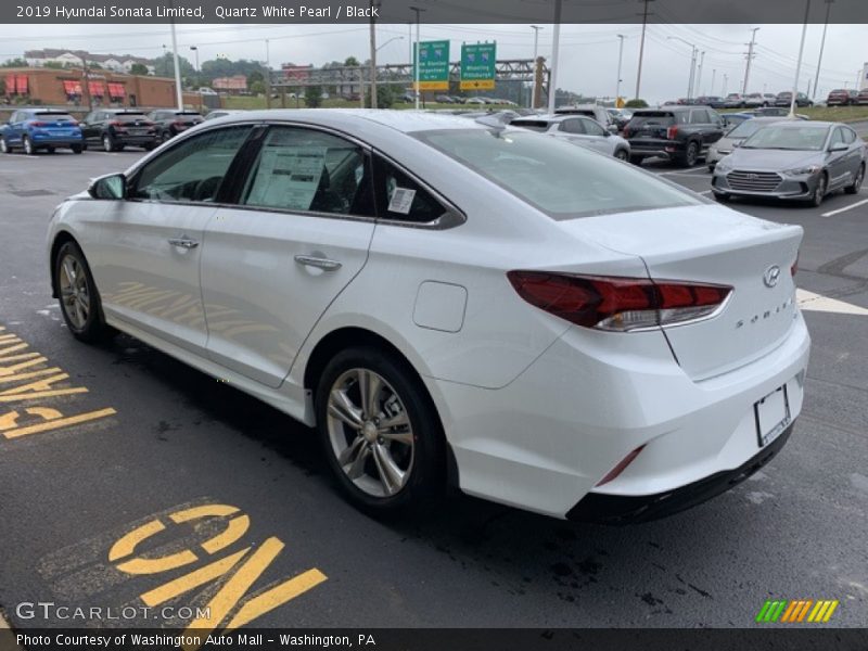 Quartz White Pearl / Black 2019 Hyundai Sonata Limited