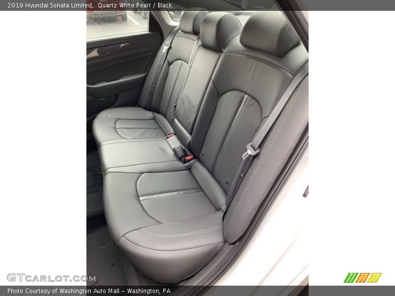 Quartz White Pearl / Black 2019 Hyundai Sonata Limited
