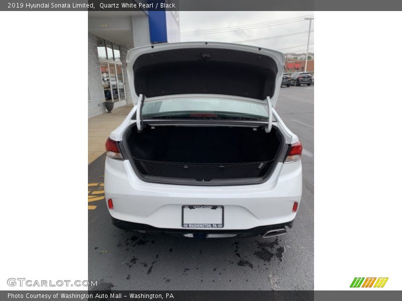 Quartz White Pearl / Black 2019 Hyundai Sonata Limited