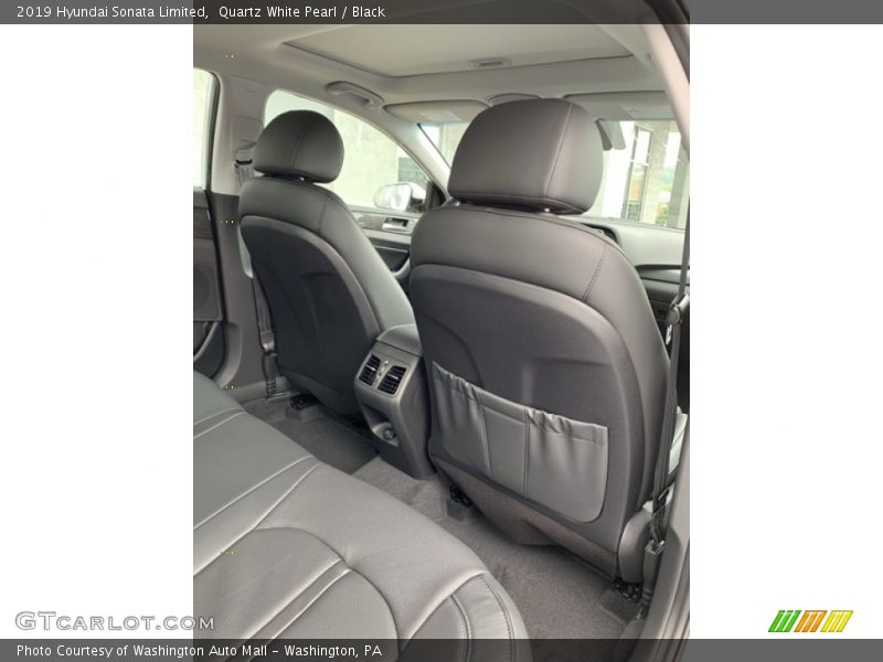Quartz White Pearl / Black 2019 Hyundai Sonata Limited
