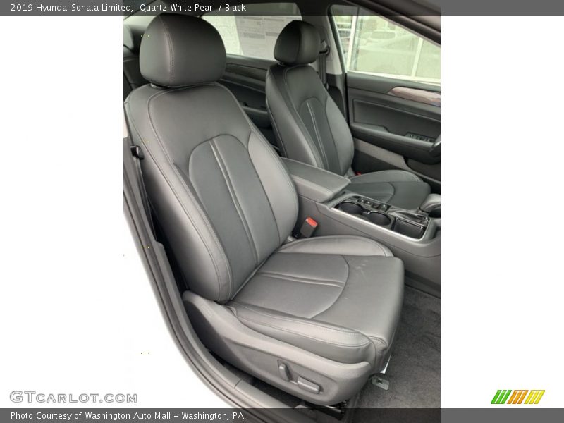 Quartz White Pearl / Black 2019 Hyundai Sonata Limited