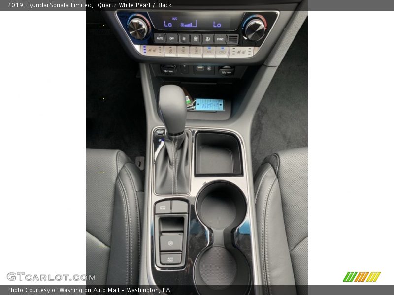 Quartz White Pearl / Black 2019 Hyundai Sonata Limited