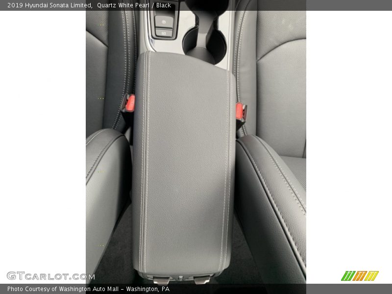 Quartz White Pearl / Black 2019 Hyundai Sonata Limited